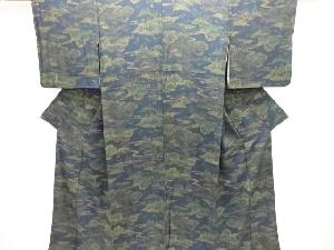 大正ロマン　松笹模様着物